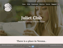 Tablet Screenshot of julietclub.com